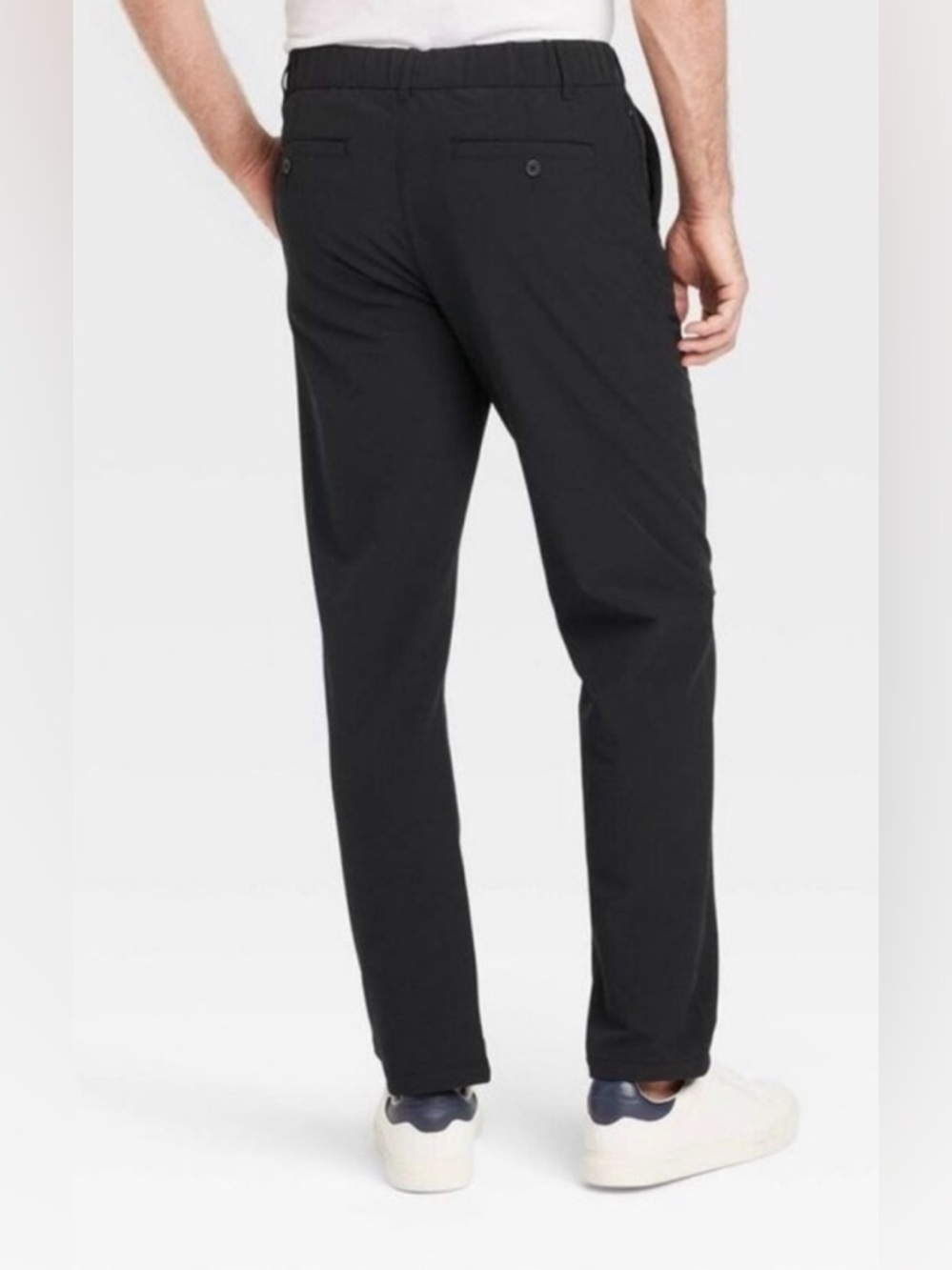 NWT Goodfellow & Co Men's Black Straight-Leg Tech Trouser Size XS - Picture 2 of 10